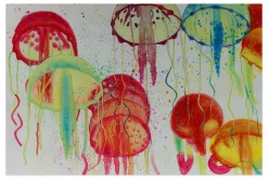 Öl Gemälde 'Jellyfish Spectrum' | Handgemaltes Unikat