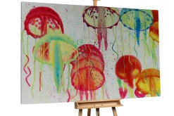 Öl Gemälde 'Jellyfish Spectrum' | Handgemaltes Unikat