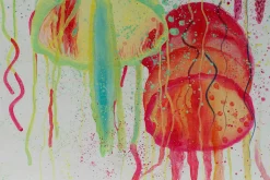 Öl Gemälde 'Jellyfish Spectrum' | Handgemaltes Unikat