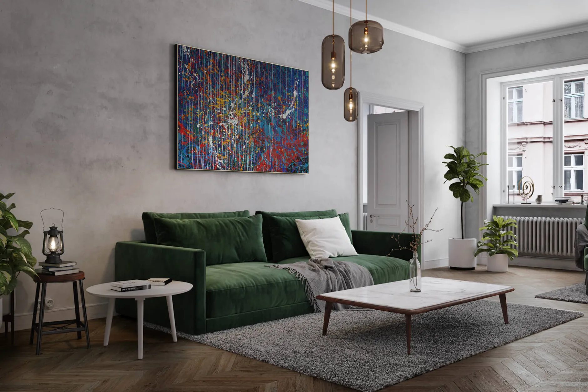 Öl Gemälde 'Joyful Soul' | Handgemaltes Unikat