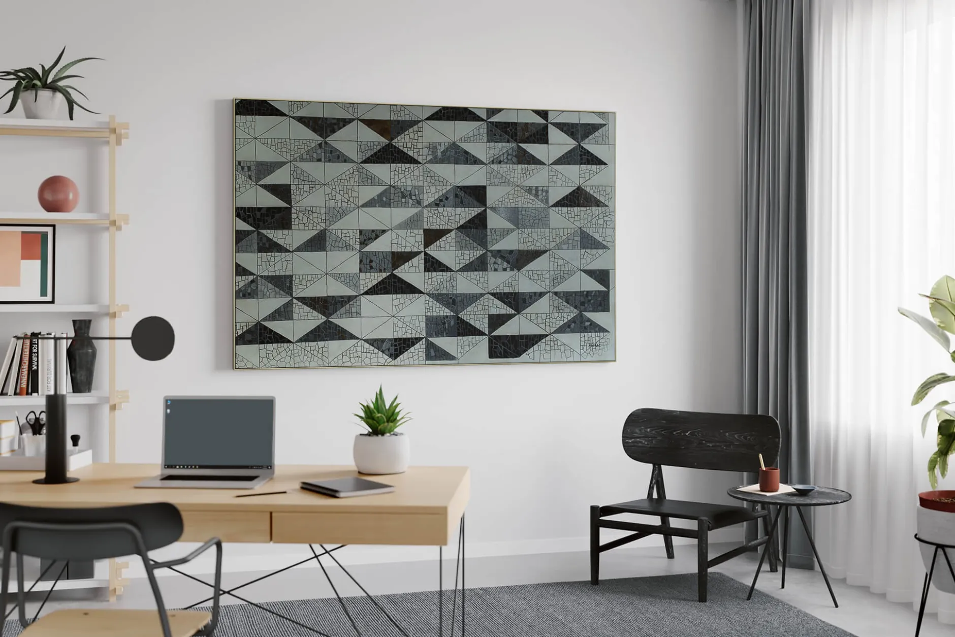 Öl Gemälde 'Kaleidoscopic View' | Handgemaltes Unikat
