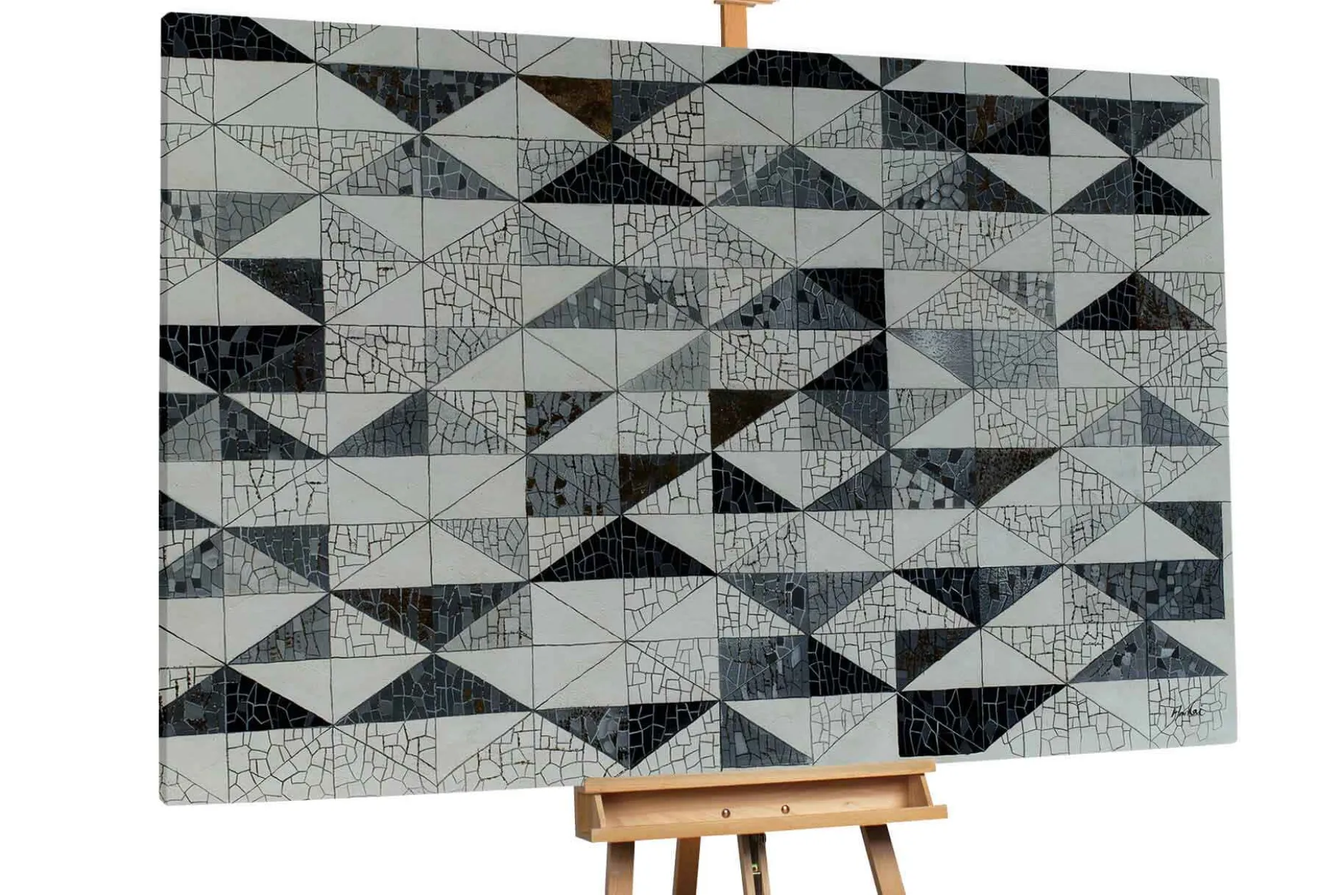 Öl Gemälde 'Kaleidoscopic View' | Handgemaltes Unikat