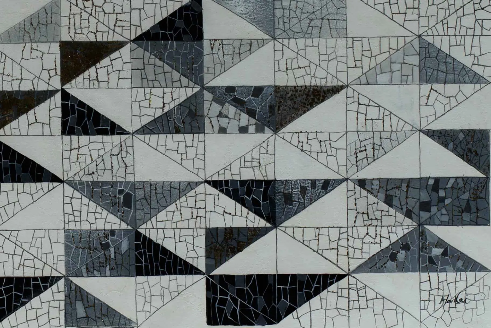 Öl Gemälde 'Kaleidoscopic View' | Handgemaltes Unikat