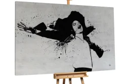 Öl Gemälde 'King of Pop' | Handgemaltes Unikat