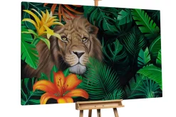 Öl Gemälde 'König Simba' | Handgemaltes Unikat