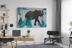 Öl Gemälde 'König von Afrika' | Handgemaltes Unikat
