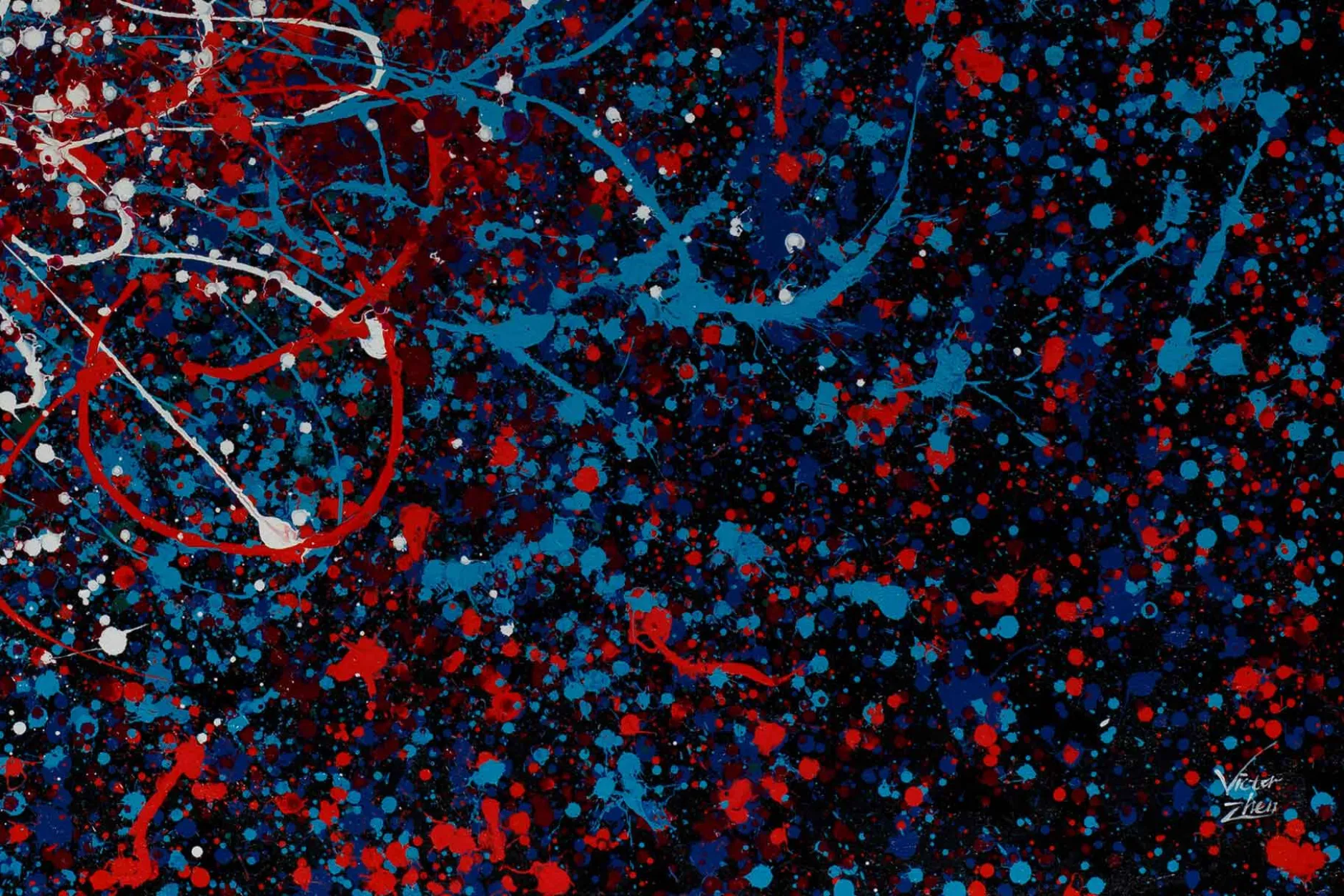 Öl Gemälde 'Kosmische Energie' | Handgemaltes Unikat