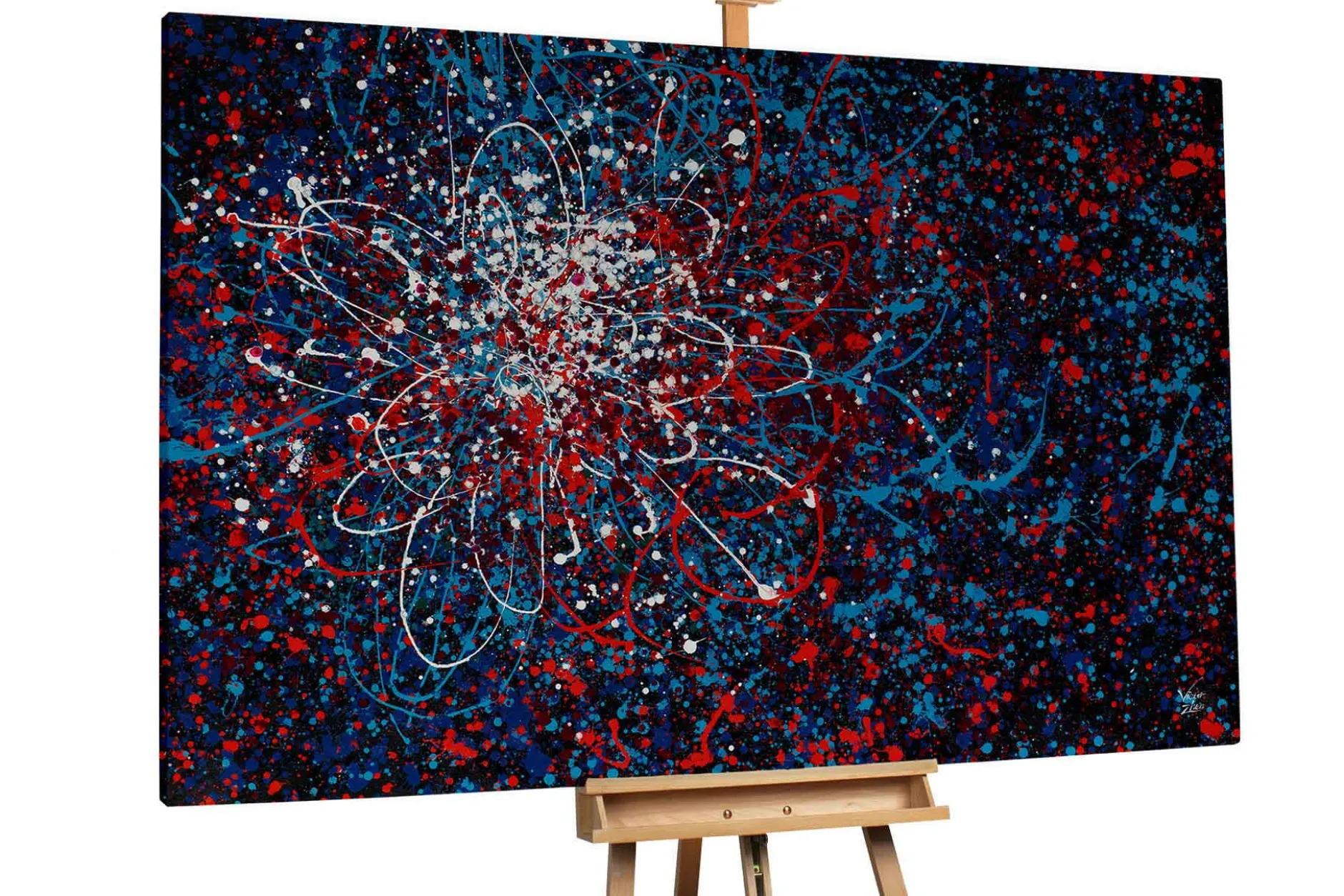 Öl Gemälde 'Kosmische Energie' | Handgemaltes Unikat