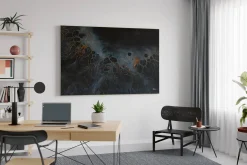 Öl Gemälde 'Kosmisches Gold' | Handgemaltes Unikat