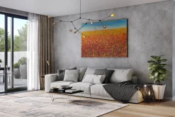 Öl Gemälde 'Lava and Sky' | Handgemaltes Unikat