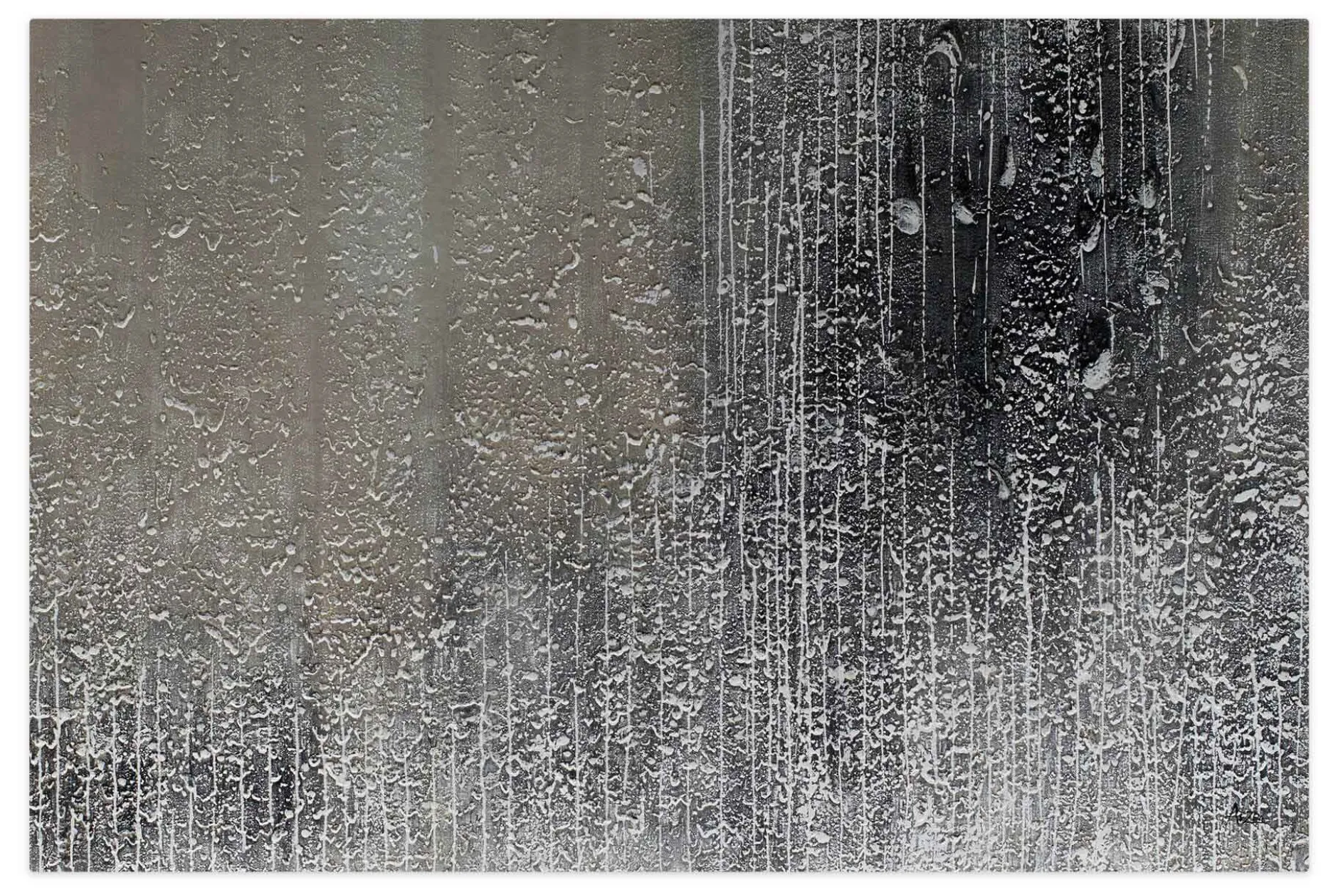 Öl Gemälde 'Listen to the Rain' | Handgemaltes Unikat