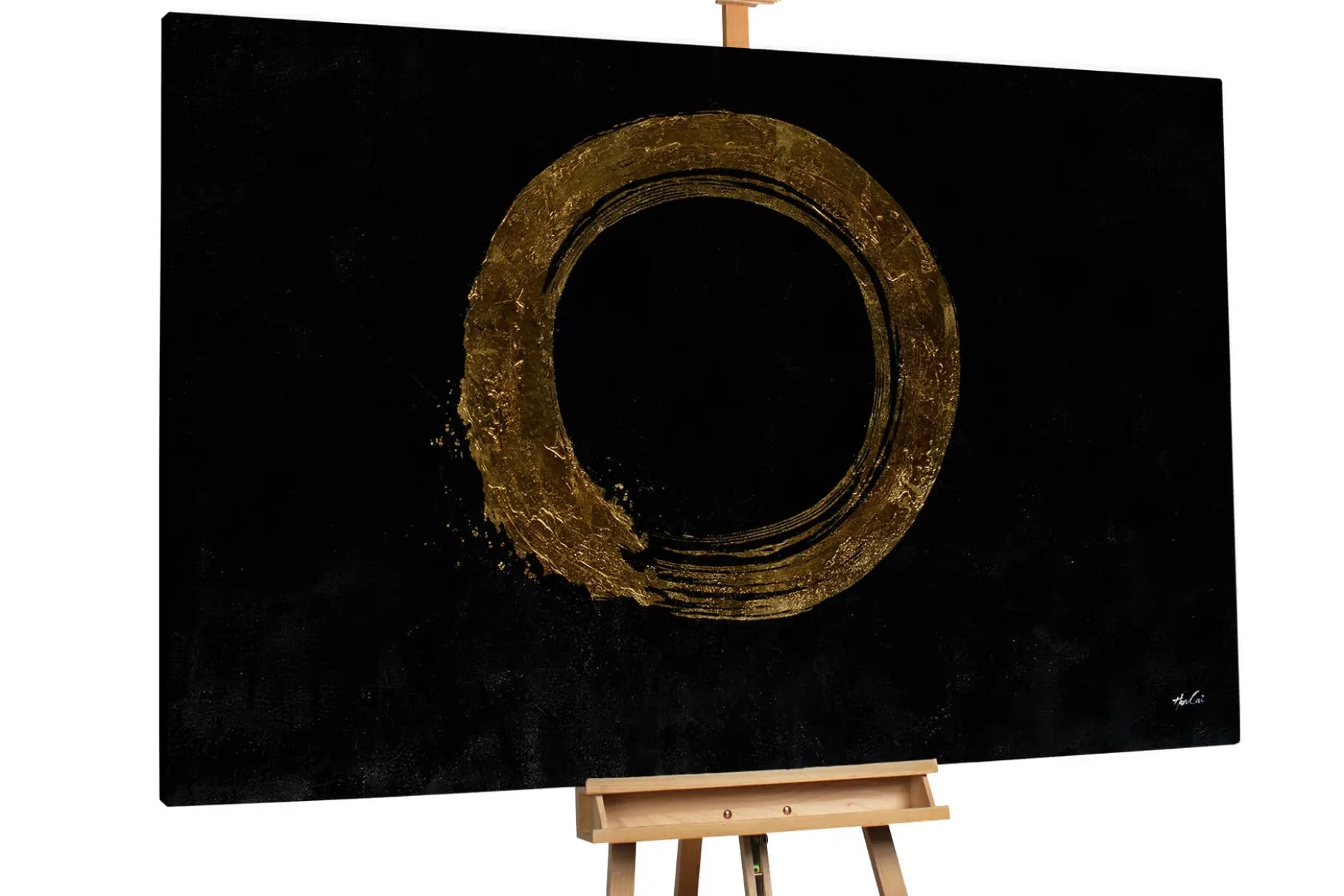 Öl Gemälde 'Lucent Circle' | Handgemaltes Unikat