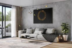 Öl Gemälde 'Lucent Circle' | Handgemaltes Unikat