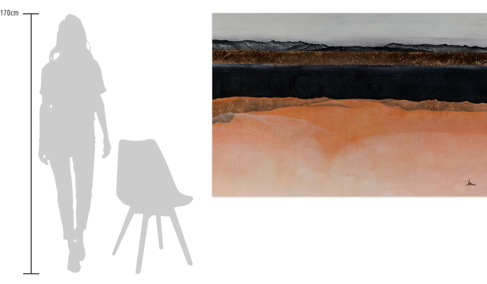 Öl Gemälde 'Lustrous Layer' | Handgemaltes Unikat