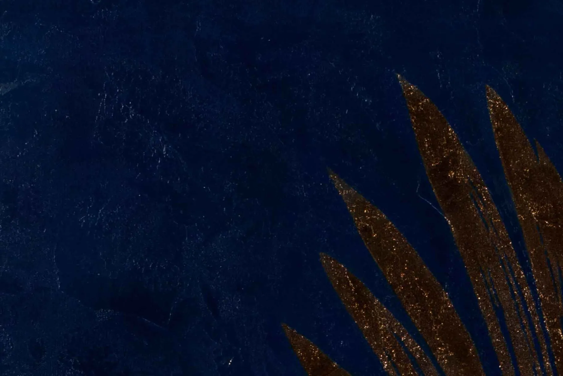 Öl Gemälde 'Lustrous Leaf' | Handgemaltes Unikat
