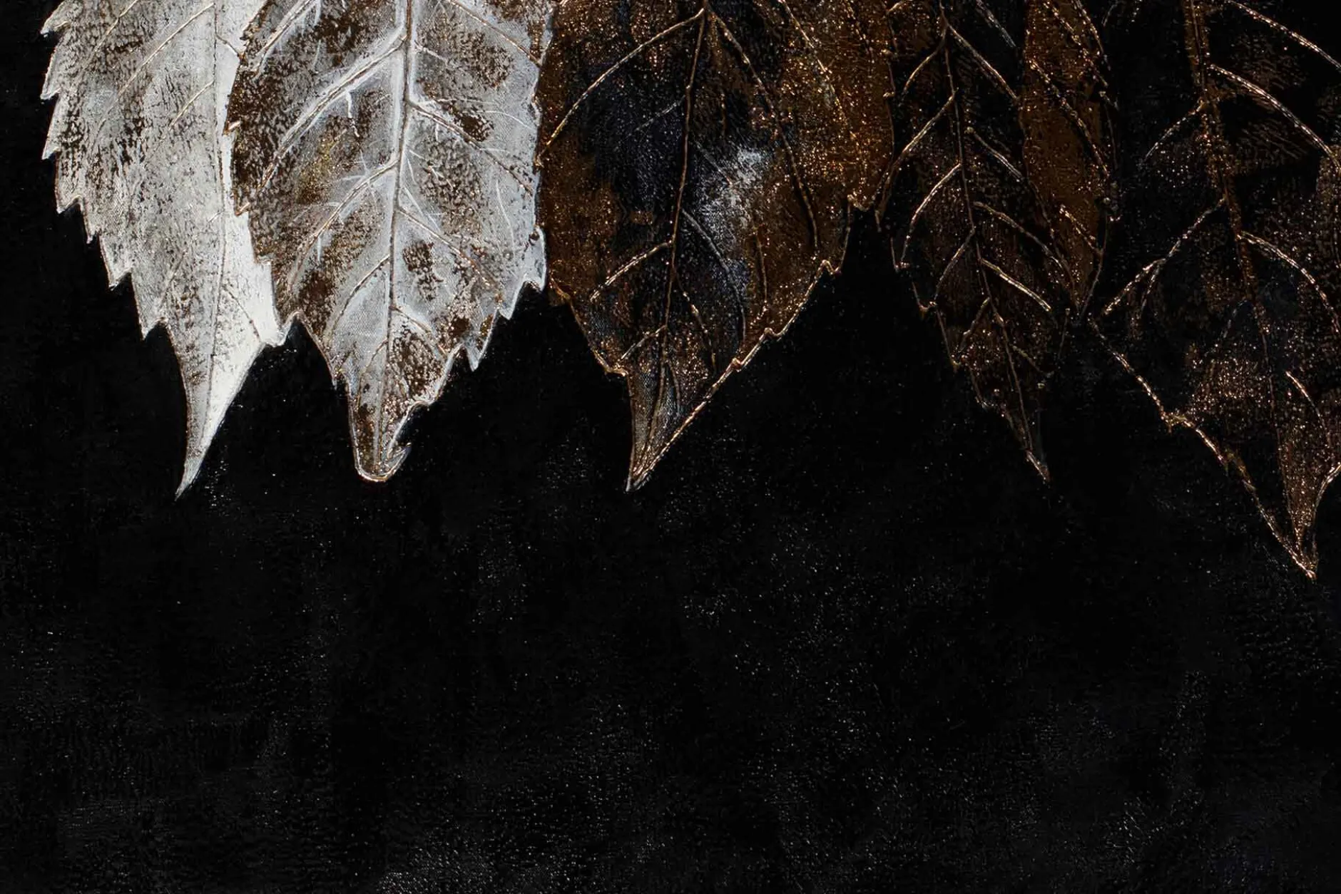 Öl Gemälde 'Lustrous Leaves' | Handgemaltes Unikat