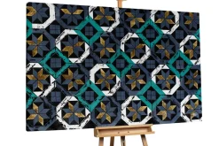 Öl Gemälde 'Magnificent Tiles' | Handgemaltes Unikat