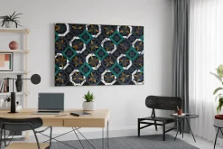 Öl Gemälde 'Magnificent Tiles' | Handgemaltes Unikat