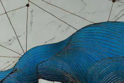 Öl Gemälde 'Marble Aquamarine' | Handgemaltes Unikat