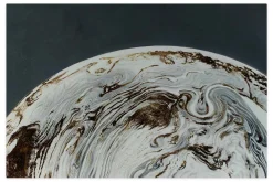 Öl Gemälde 'Marble Planet' | Handgemaltes Unikat