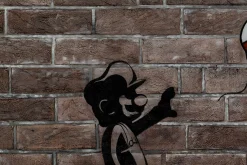 Öl Gemälde 'Mario & der Superpilz' | Handgemaltes Unikat
