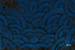 Öl Gemälde 'Meer der Ornamente' | Handgemaltes Unikat