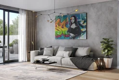 Öl Gemälde 'Mona Lisa 2.0' | Handgemaltes Unikat
