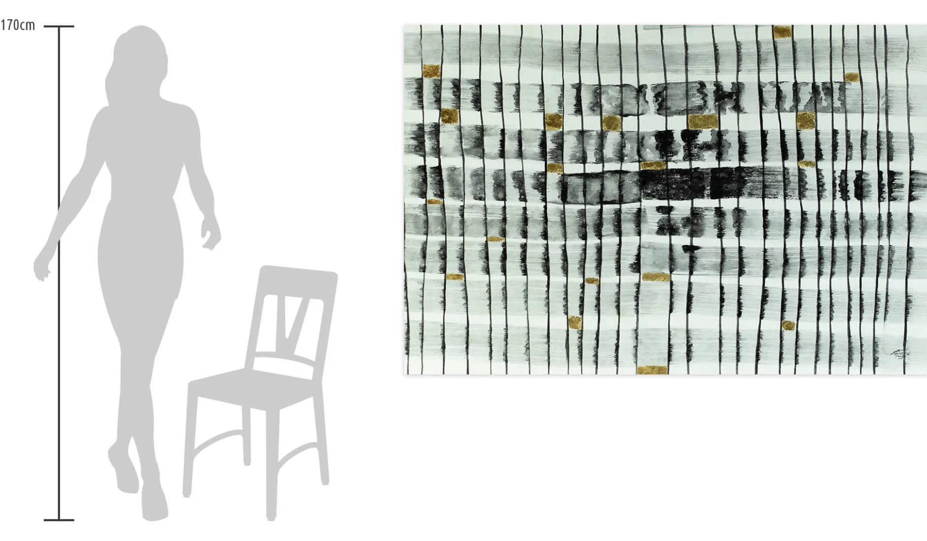 Öl Gemälde 'Moonlight Pattern' | Handgemaltes Unikat