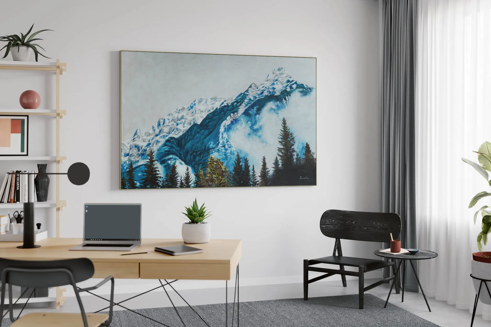 Öl Gemälde 'Mountain Majesty' | Handgemaltes Unikat