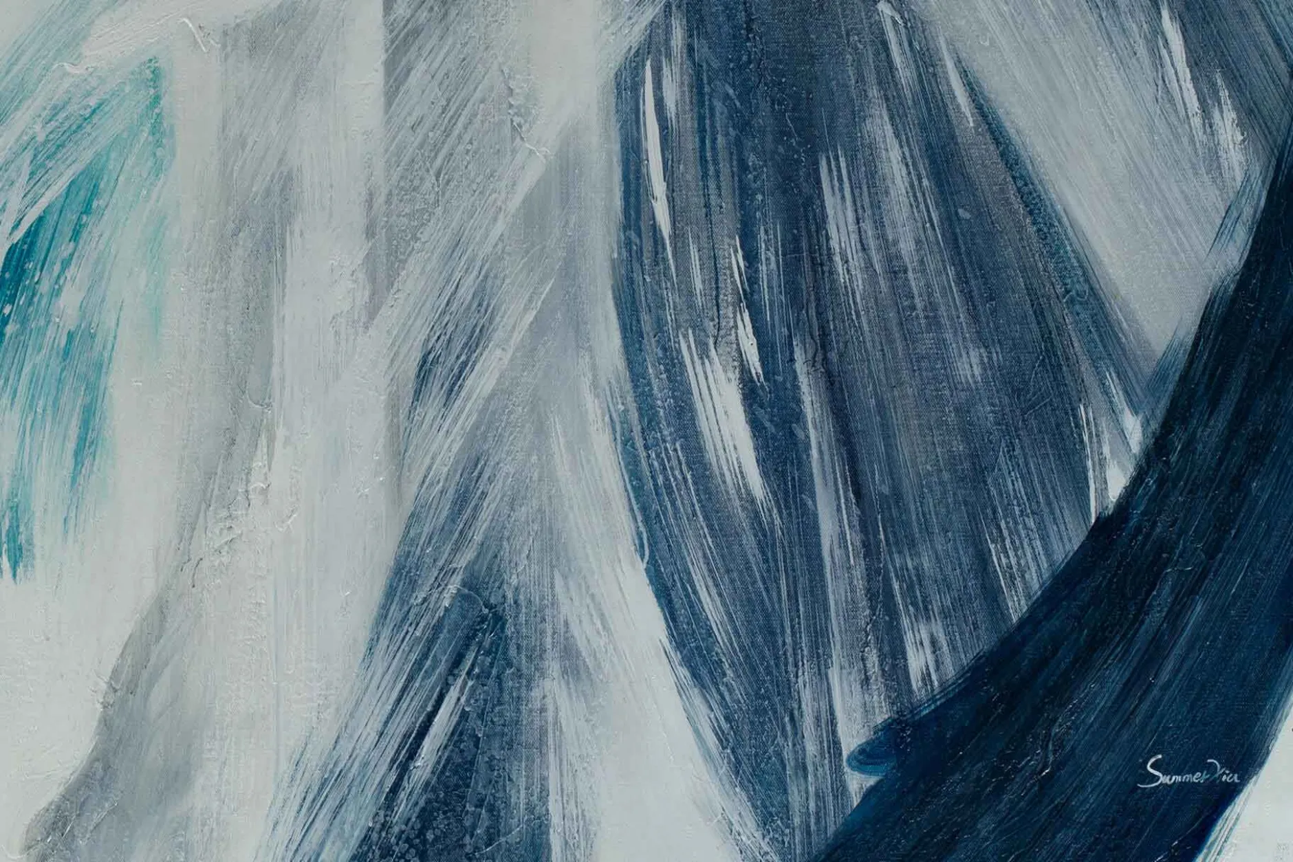 Öl Gemälde 'Notes Abstraction' | Handgemaltes Unikat