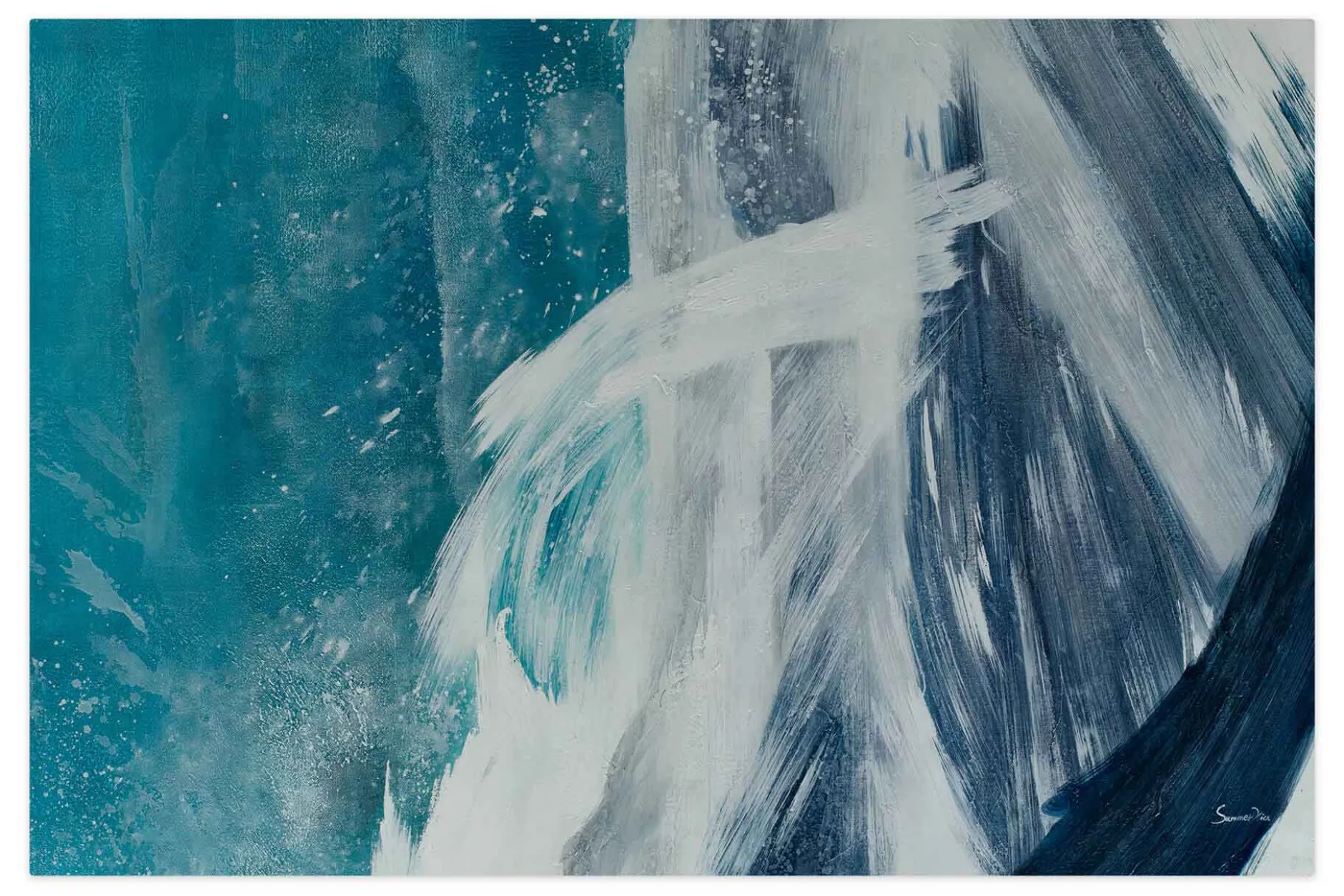 Öl Gemälde 'Notes Abstraction' | Handgemaltes Unikat