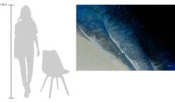 Öl Gemälde 'Ocean Gradation' | Handgemaltes Unikat