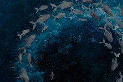 Öl Gemälde 'Oceanic Formation' | Handgemaltes Unikat