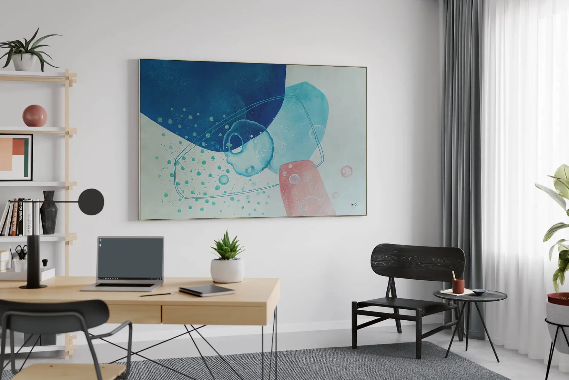 Öl Gemälde 'Ocean Vibes' | Handgemaltes Unikat
