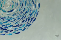 Öl Gemälde 'Ocean Vortex' | Handgemaltes Unikat