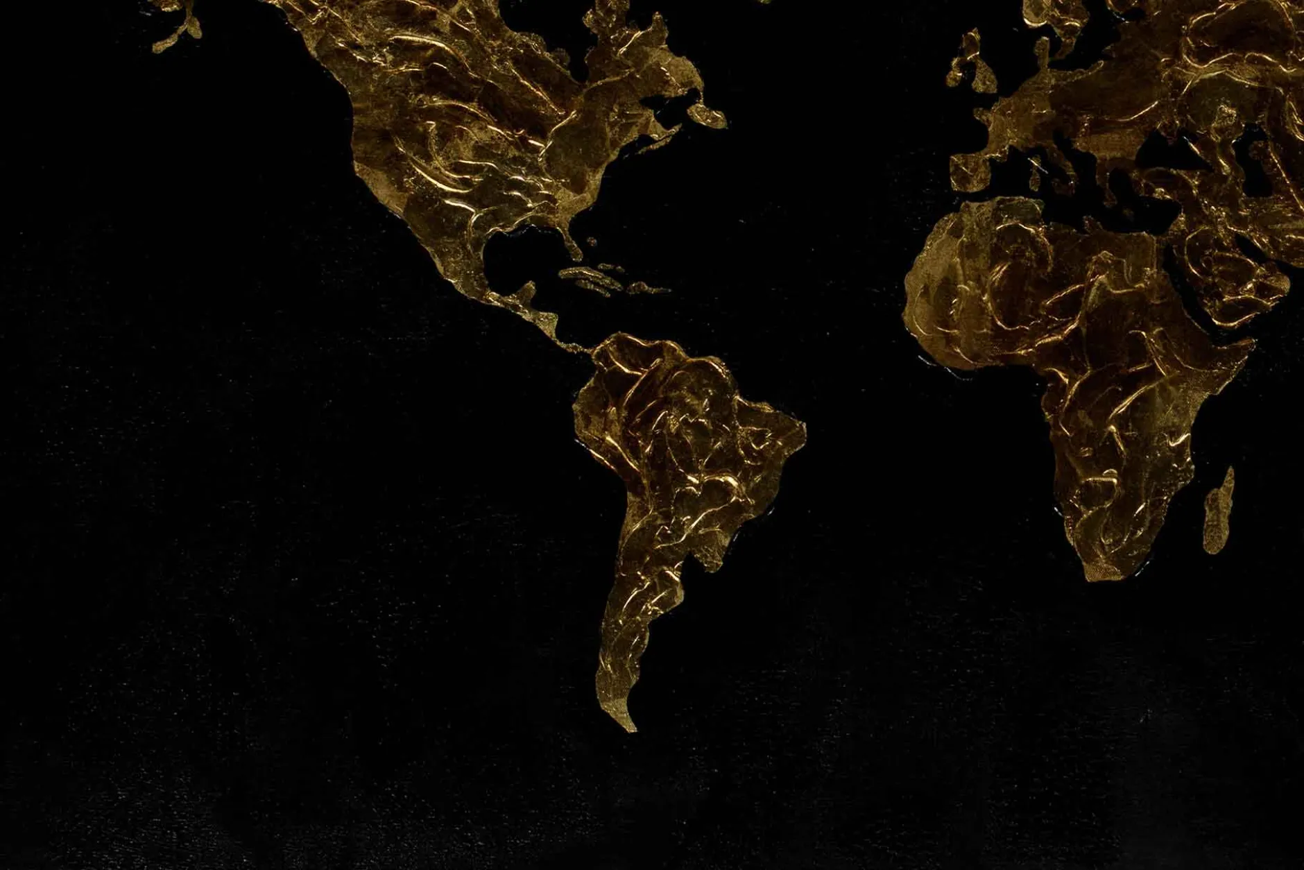 Öl Gemälde 'Our World is a Treasure' | Handgemaltes Unikat