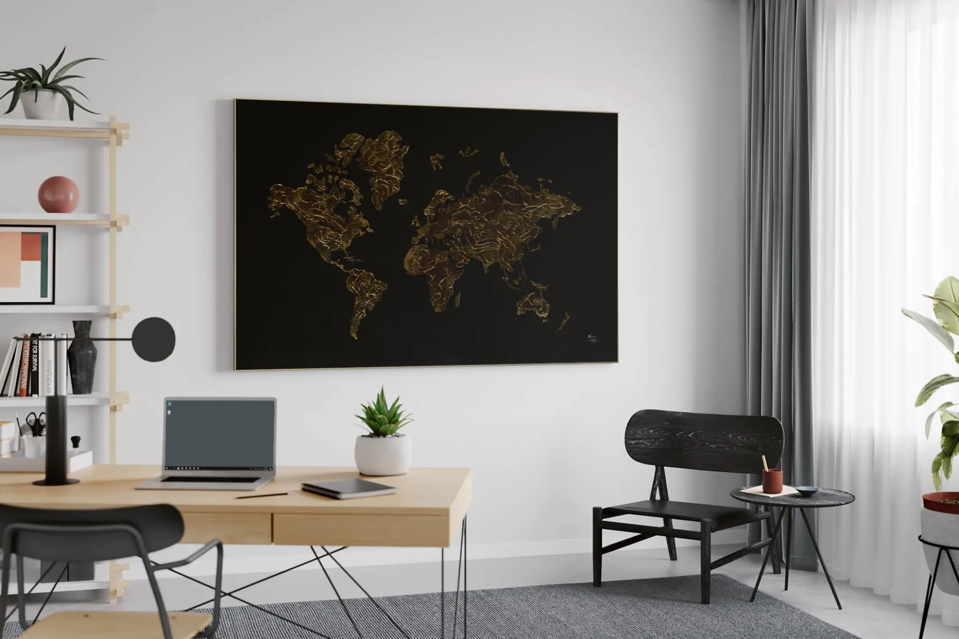 Öl Gemälde 'Our World is a Treasure' | Handgemaltes Unikat