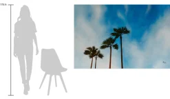 Öl Gemälde 'Palm Branches' | Handgemaltes Unikat