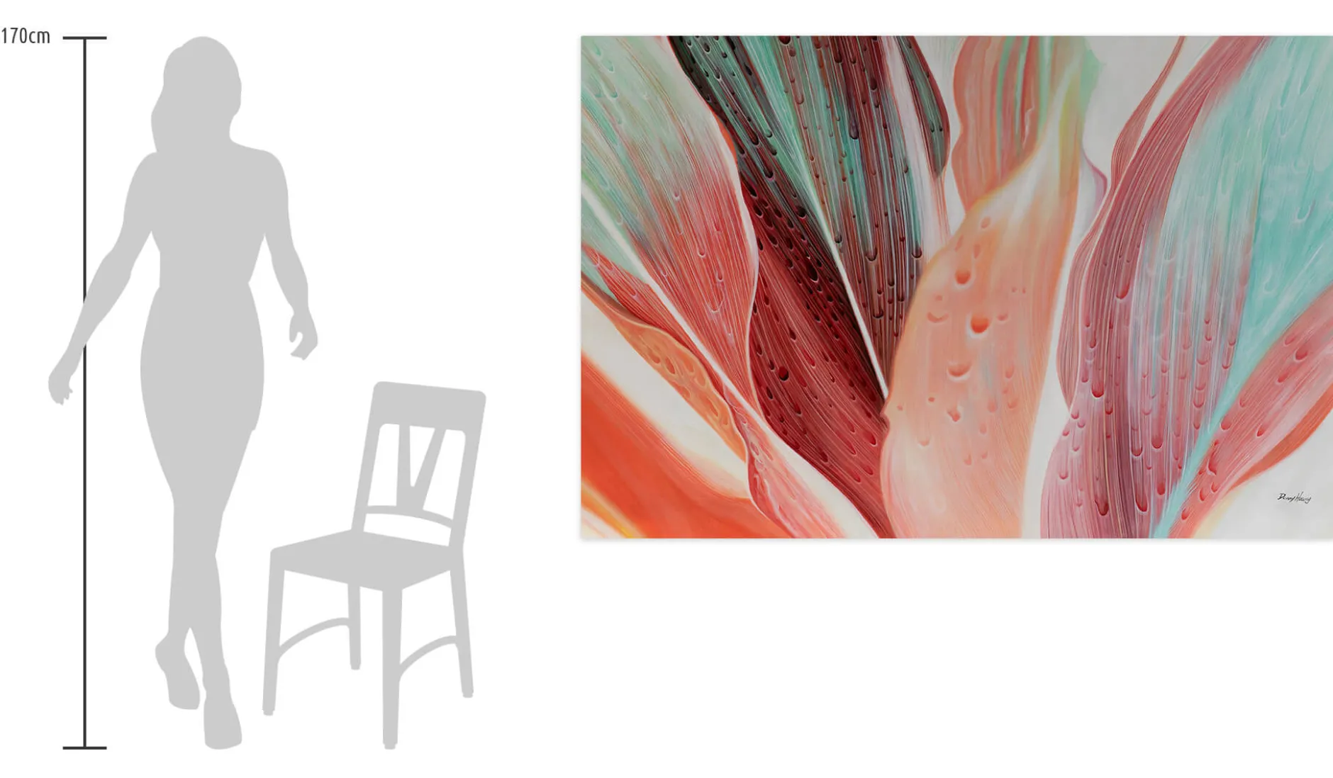 Öl Gemälde 'Pastel Facets' | Handgemaltes Unikat