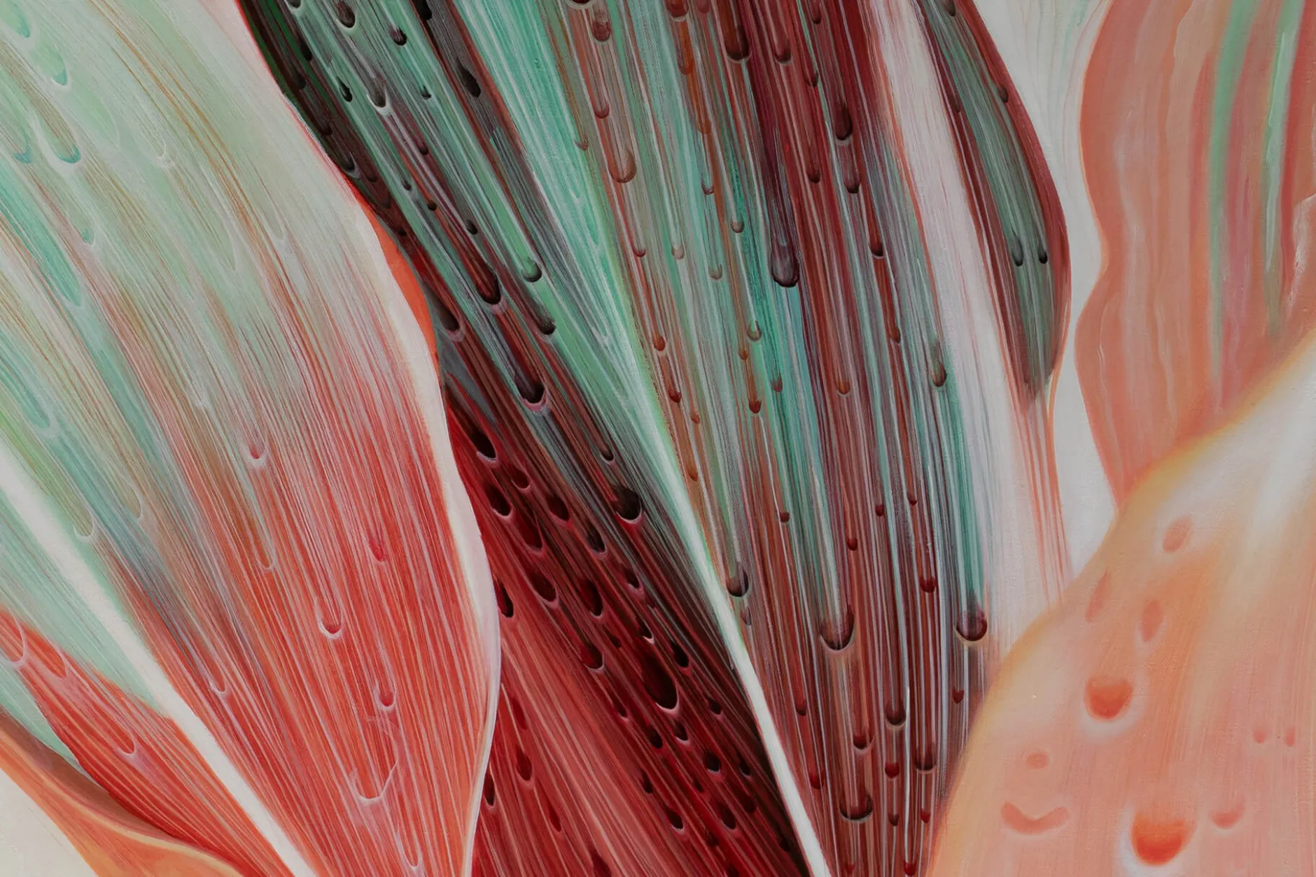 Öl Gemälde 'Pastel Facets' | Handgemaltes Unikat
