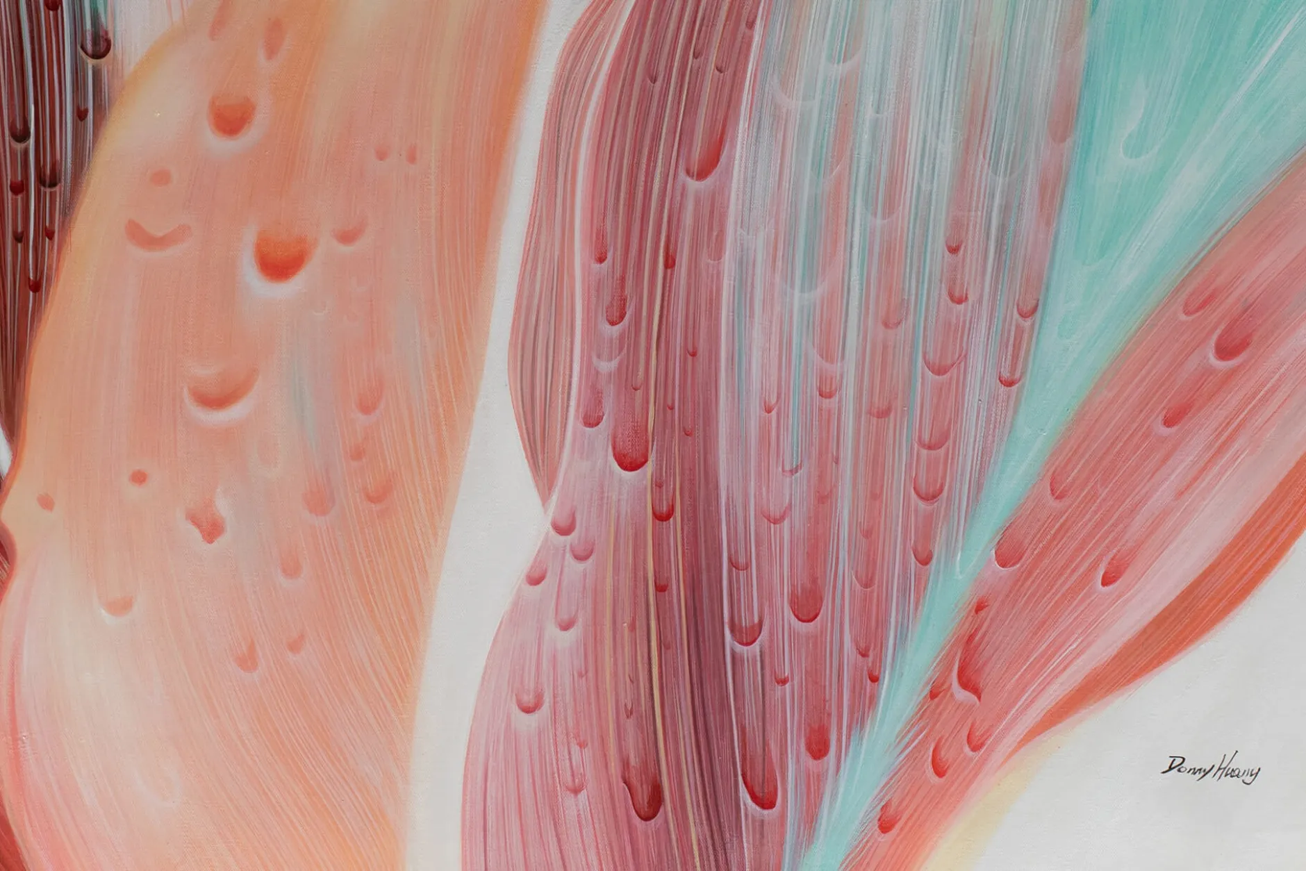 Öl Gemälde 'Pastel Facets' | Handgemaltes Unikat