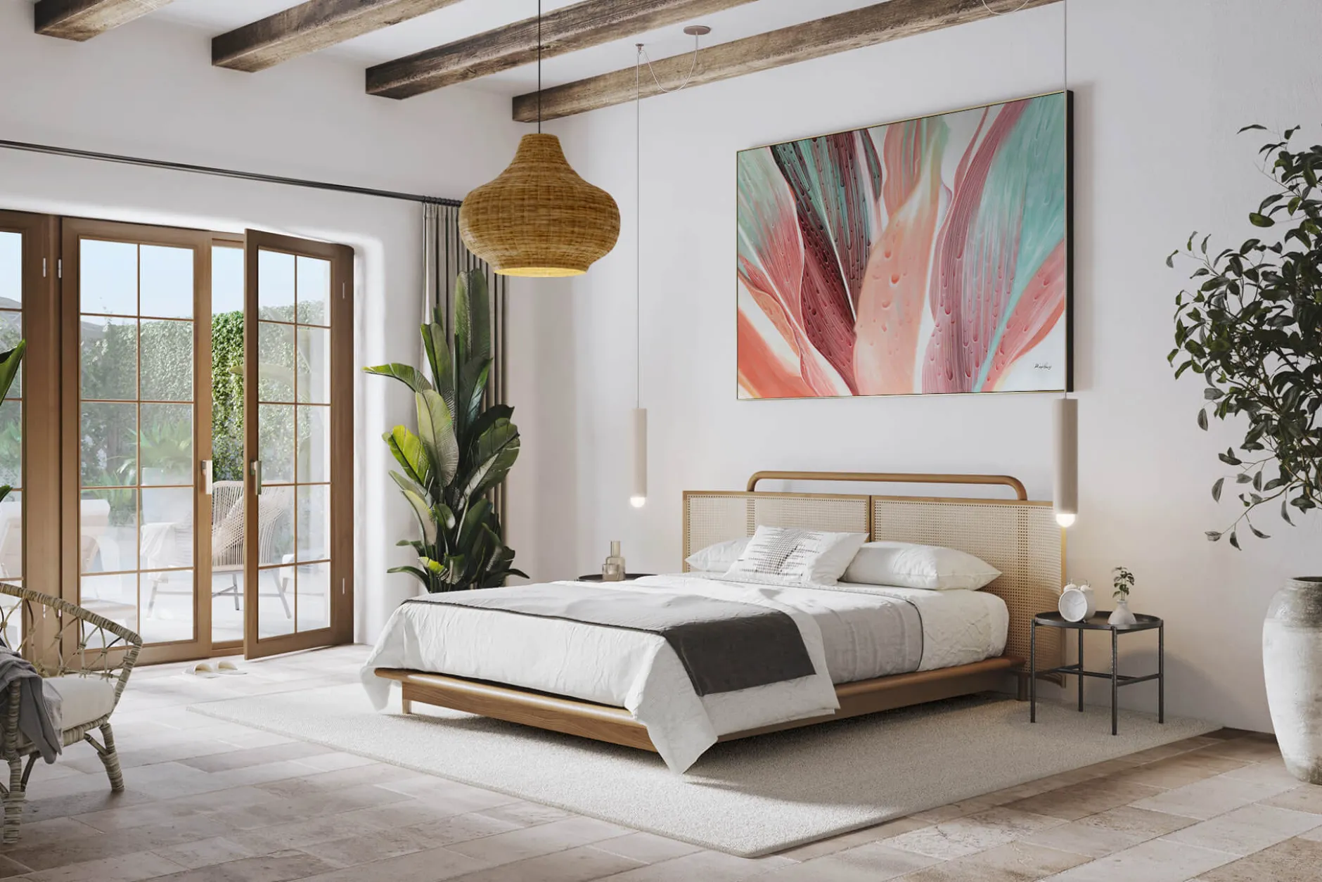 Öl Gemälde 'Pastel Facets' | Handgemaltes Unikat