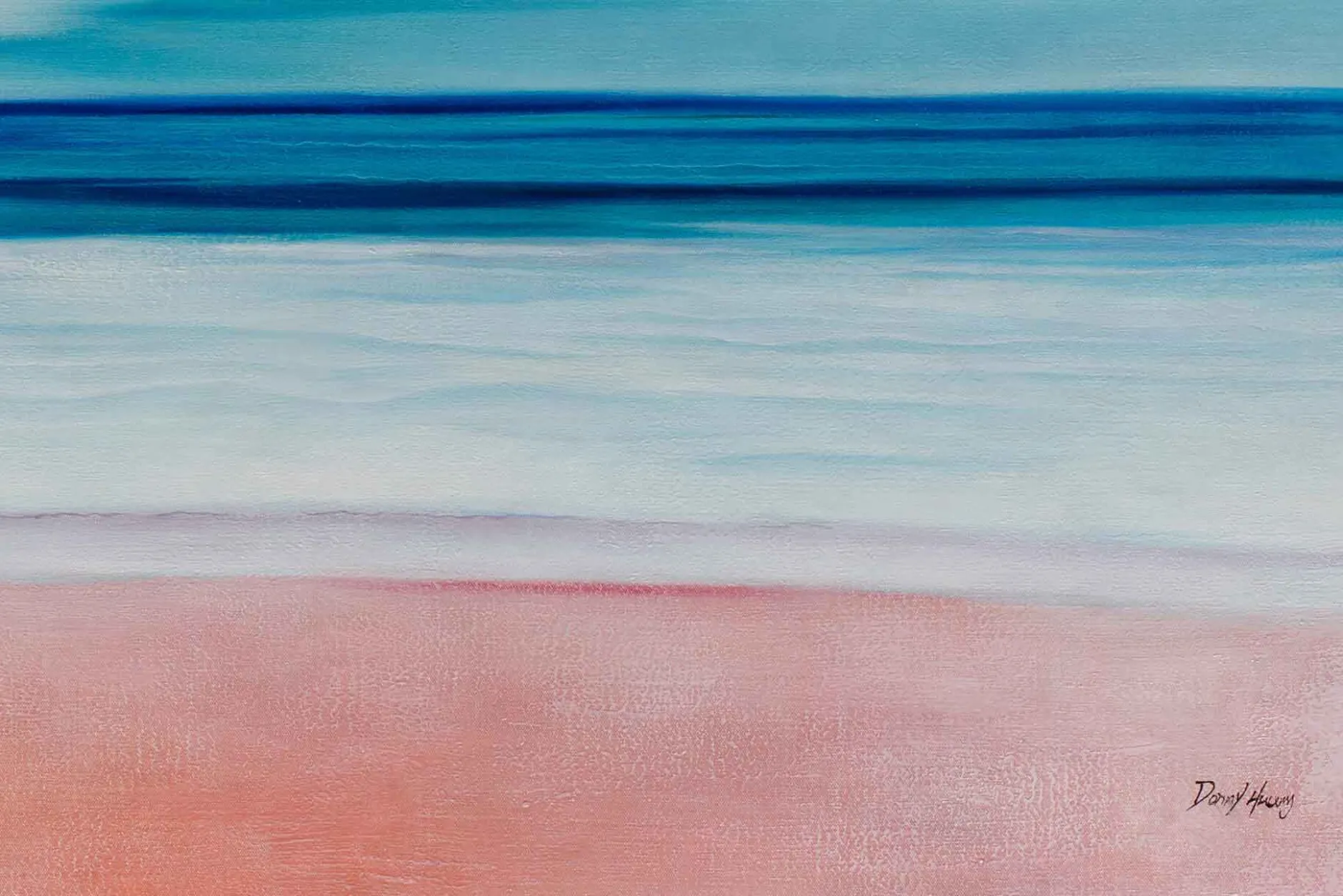 Öl Gemälde 'Pastel Horizon' | Handgemaltes Unikat