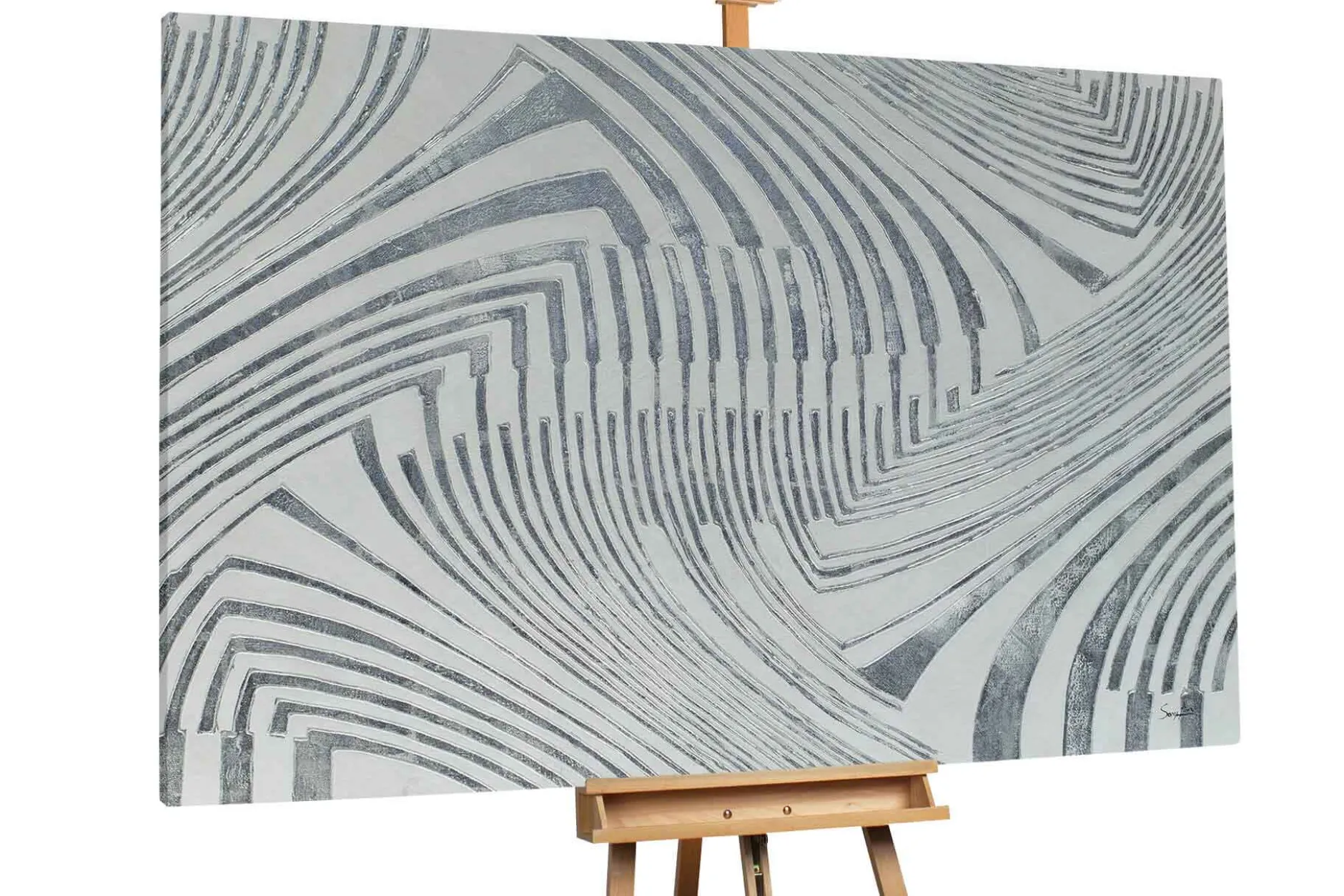 Öl Gemälde 'Patterns of Frost' | Handgemaltes Unikat