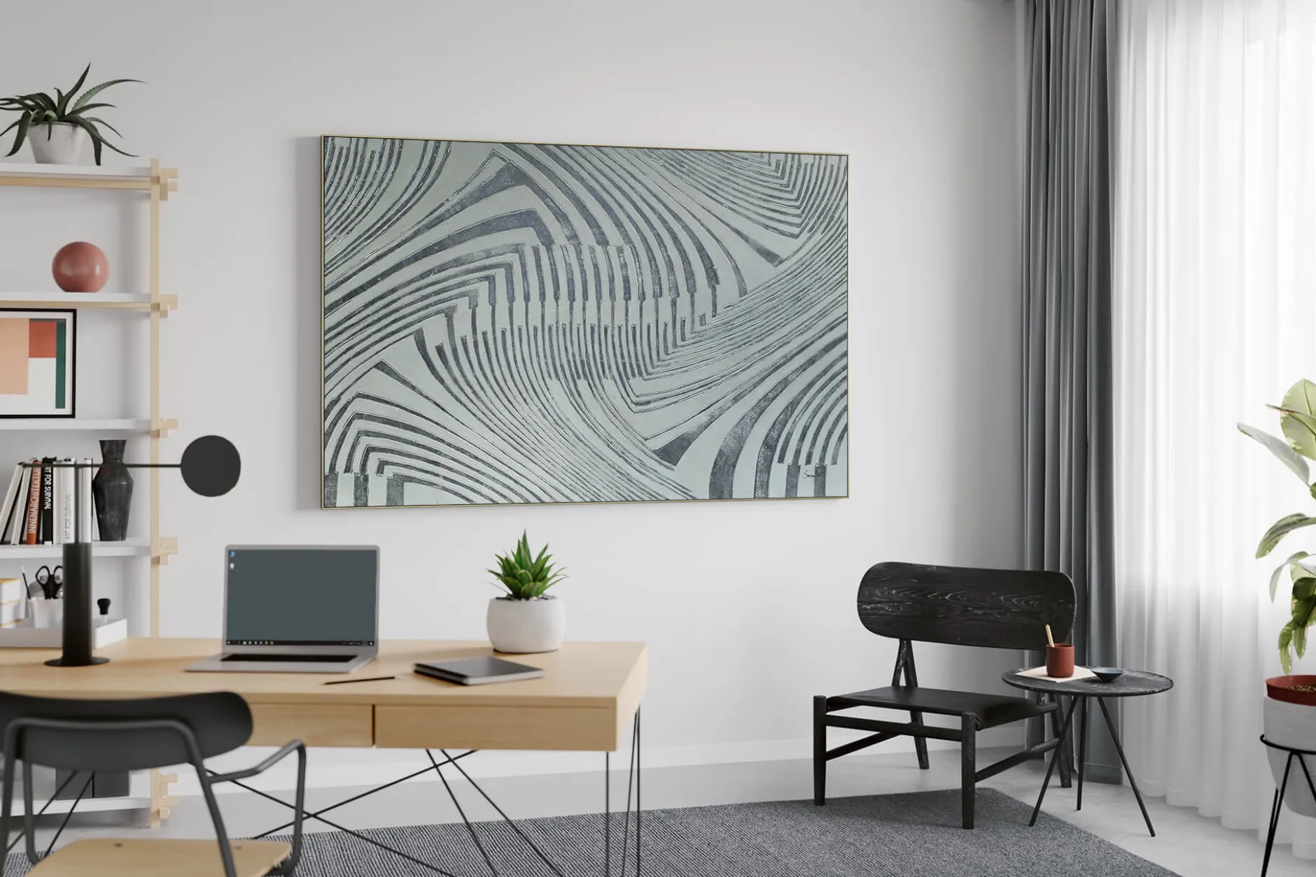 Öl Gemälde 'Patterns of Frost' | Handgemaltes Unikat