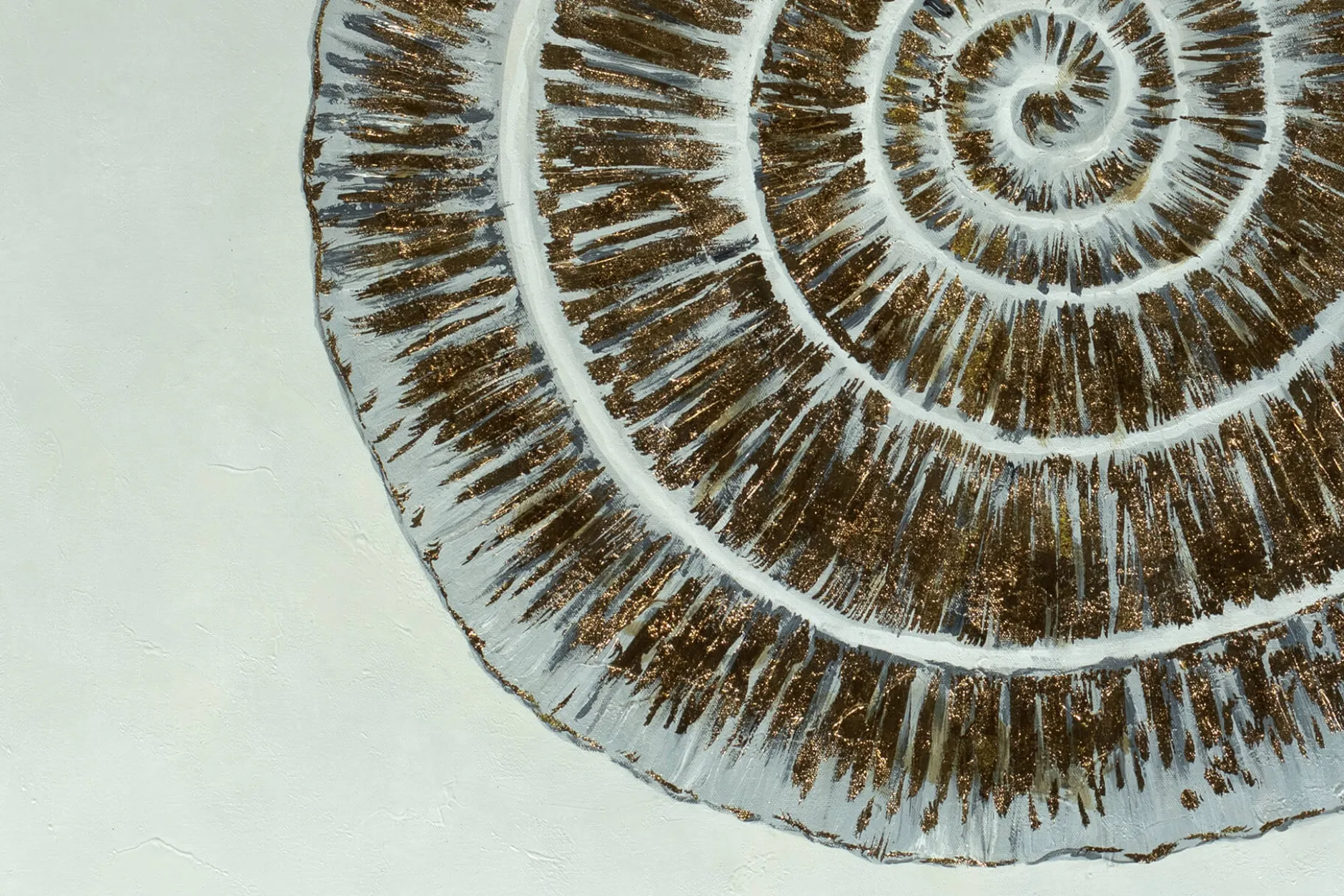 Öl Gemälde 'Pearlescent Conch' | Handgemaltes Unikat