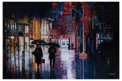 Öl Gemälde 'Peking Nights' | Handgemaltes Unikat