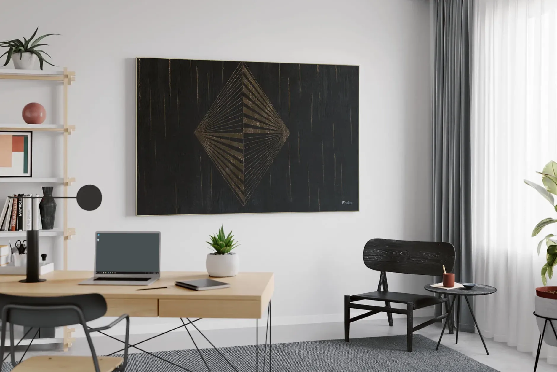 Öl Gemälde 'Perfect Symmetry' | Handgemaltes Unikat