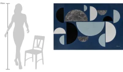 Öl Gemälde 'Phases of the Moon' | Handgemaltes Unikat