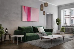 Öl Gemälde 'Pink Rain' | Handgemaltes Unikat